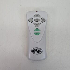Hampton Bay Ceiling Fan Up/Dn Light and Reverse Remote Control CHQ7081T